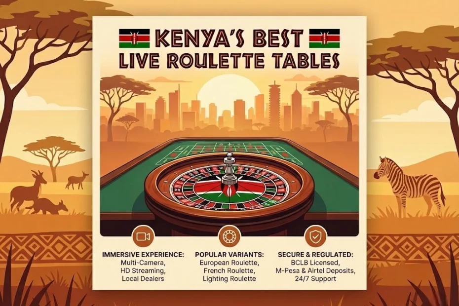 Kenya’s best live roulette tables main pic